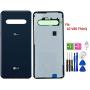 V60 Back Glass Replacement Door Housing Back Cover W/Tape Assembly Parts for LG V60 ThinQ V600 5G All Model + Eject Pin Tools (V60/Blue)