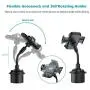 Car Cup Holder Phone Mount, Adjustable Gooseneck Cupholder Cell Phone Cradle with 360° Rotatable Holder for iPhone XR Xs XS Max X 8 7 7 Plus 6s/ Samsung Galaxy S10 S9 S8 S7/ Note 9 8, Huawei, GPS etc Car Cup Holder Phone Mount, Adjustable Gooseneck Cupholder Cell Phone Cradle with 360° Rotatable Holder for iPhone XR Xs XS Max X 8 7 7 Plus 6s/ Samsung Galaxy S10 S9 S8 S7/ Note 9 8, Huawei, GPS etc