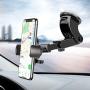 FLOVEME Windshield Car Phone Mount - Cell Phone Holder for Car Hands Free Strong Suction Cup Dashboard Phone Mount Compatible with iPhone 11 Pro Max XS X XR 8 7 6 Plus Samsung S20 S10 S9 Note 10 9 A30
