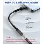 USB Type C to 3.5mm Female Headphone Jack Adapter, JSAUX USB C to Aux Audio Dongle Cable Cord Compatible with Pixel 4 3 2 XL, Samsung Galaxy S20 Ultra Z Flip S20+ Note 10 S10 S9 Plus, iPad Pro(Black) USB Type C to 3.5mm Female Headphone Jack Adapter, JSAUX USB C to Aux Audio Dongle Cable Cord Compatible with Pixel 4 3 2 XL, Samsung Galaxy S20 Ultra Z Flip S20+ Note 10 S10 S9 Plus, iPad Pro(Black)
