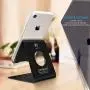 Cell Phone Stand, Lamicall Phone Stand: Cradle, Dock, Holder Compatible with iPhone 11 Pro Xs Max XR X 8 7 6 Plus and Other Android Smartphone Charging, Desk Office Accessories - Black Cell Phone Stand, Lamicall Phone Stand: Cradle, Dock, Holder Compatible with iPhone 11 Pro Xs Max XR X 8 7 6 Plus and Other Android Smartphone Charging, Desk Office Accessories - Black
