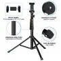 Selfie Stick Tripod, UBeesize 51" Extendable Tripod Stand with Bluetooth Remote for iPhone & Android Phone, Heavy Duty Aluminum, Lightweight Selfie Stick Tripod, UBeesize 51" Extendable Tripod Stand with Bluetooth Remote for iPhone & Android Phone, Heavy Duty Aluminum, Lightweight