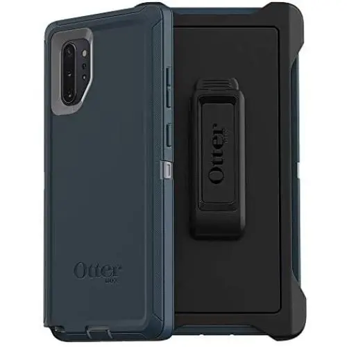 OtterBox Defender Series SCREENLESS Edition Case for Galaxy Note10+ - Gone Fishin (Wet Weather/Majolica Blue)
