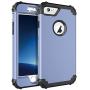 BENTOBEN iPhone 6 Case, iPhone 6S Case, Hybrid Hard PC Soft Rubber Heavy Duty Rugged Bumper Shockproof Anti Slip Cover Full Body Protective Case for iPhone 6/6S, Coral Blue