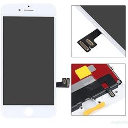 ZTR Replace LCD Glass Screen Fits iPhone 7 Plus 5.5 inch Digitizer Assembly Full Complete Frame Set Display Replacement (White)