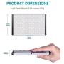 Neewer LED Video Light Panel Camera/Camcorder Video Fill Lighting, 160 SMD LEDs Bi-Color 3200K-5600K, Ultra Thin Anodized Aluminum Housing for All DSLR Cameras, with Cold Shoe Adapter/Battery/Charger