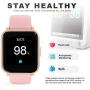 UXD Smart Watch, Fitness Tracker with Sleep Heart Rate Monitor for Atrial Fibrillation,Activity Tracker Pedometer Waterproof Smart Reminder for Phone
