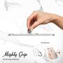 Cellphone Ring Holder Finger Kickstand (2 Pack) - ifab 360° Rotation/Sturdy/Reusable/Grip/Stand/Universal - Compatible with All Smartphones - Marble Circle