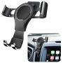 LUNQIN Car Phone Holder for Ford Edge SUV 2015-2020 Auto Accessories Navigation Bracket Interior Decoration Mobile Cell Phone Mount