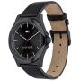 Tommy Hilfiger Mens Stainless Steel Quartz Watch with Leather Strap, Black, 20 (Model: 1791715)