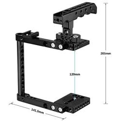 CAMVATE Camera Cage Kit with Quick Release Shoe Mount Adapter for Canon 600D 70D 80D