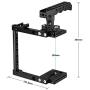 CAMVATE Camera Cage Kit with Quick Release Shoe Mount Adapter for Canon 600D 70D 80D