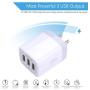 USB Charger Cube, Wall Charger Plug, Ailkin 3.1A 3-Muti Port USB Adapter Power Plug Charging Station Box Base Replacement for iPhone 11 Pro Max/X/8/7, iPad, Samsung Phones and More USB Charging Block