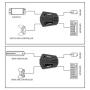 LLJEkieee Mobile Phone Video Game Controller Keyboard Mouse Converter for NS Switch/PS4 -Three USB interfaces, Supports wired keyboard, one - handed keyboard