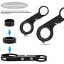 Tinke Handlebar Extender Bicycle Aluminum Alloy Bracket Extension Double Handlebar Extension Mount Holder Use for XIAOMI M365 Ninebot ES1 ES2 and Mountain Bicycle