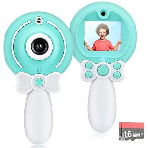 Kids Camera, Shockproof Digital Cameras for 4-8 Year Old Girls 8MP HD 1080P Digital Video Camera and Selfie Camera, Great Gift Mini Child Camcorder for Indoor Outdoor Play (16GB SD Card Included) Kids Camera, Shockproof Digital Cameras for 4-8 Year Old Girls 8MP HD 1080P Digital Video Camera and Selfie Camera, Great Gift Mini Child Camcorder for Indoor Outdoor Play (16GB SD Card Included)