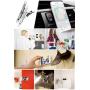 Phone Ring Stand [4 Pack] - Mengfly Universal Phone Finger Ring Grip Stand Holder Compatible with iPhone Xs Max XR X 8 7 6 6s Plus, Samsung Galaxy S9 S8 Plus S7 S6 Other Smartphones