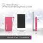 Tzumi PocketJuice Endurance AC - Battery Pack Portable Charger - 4,000 mAh High-Speed USB Port with Built in MicroUSB Cable - Compatible with iPhone & Android (Pink)