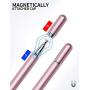 Stylus Pen LIBERRWAY Disc Stylus Fiber Stylus with Magnetically Attached Cap, Fits for Universal Touch Screens, Rosegold