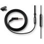JLab Audio J6M High Fidelity Metal Ergonomic Earbuds Style Headphones w/Mic, Guaranteed for Life - Nero Black