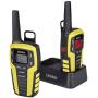 Uniden SX407-2CKFHS, Up to 40 Mile Range, Emergency Two-Way Radio Walkie Talkies, Built-in FM Radio, LED Flashlight & Strobe Light, NOAA Weather Alerts, Includes 2 Headsets & Dual Charging Cradle