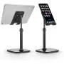 Cell Phone Stand, Moreslan Angle Height Adjustable Phone Stand Holder Tablet Stand for Desk, Compatible with iPhone Android Phones Tablet Kindle - Black Cell Phone Stand, Moreslan Angle Height Adjustable Phone Stand Holder Tablet Stand for Desk, Compatible with iPhone Android Phones Tablet Kindle - Black