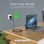 USB C to USB C Cable, CHOETECH 100W USB C Cable Braided Fast Charging(20V 5A 6.6ft), Support Audio and Video Output, Compatible with Samsung Galaxy S20/S10/S9, MacBook Pro 2020/2019,iPad Pro 2020/2019 USB C to USB C Cable, CHOETECH 100W USB C Cable Braided Fast Charging(20V 5A 6.6ft), Support Audio and Video Output, Compatible with Samsung Galaxy S20/S10/S9, MacBook Pro 2020/2019,iPad Pro 2020/2019