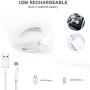 Selfie Ring Light, SHEGINEL Rechargeable Cell Phone Ring Light 3 Tones Selfie Fill Light with 40 LED Beads Makeup Light Ring for Selfie, Photography, Livestream