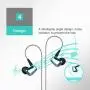Doosl in Ear Headphones Sports Earbuds Noise Isolating Hi-fi Earphones All Smartphones - Blue (Blue)
