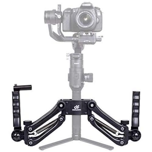 DIGITALFOTO DH04 4th Z Axis Damping Spring Dual Handle Grip Bracket Compatible for DJI Ronin S, Zhiyun Crane 2/Plus/V2, Moza Air 2, DJI Smartphone Gimbal OSMO 2 3 Axis Gimbal Setup DIGITALFOTO DH04 4th Z Axis Damping Spring Dual Handle Grip Bracket Compatible for DJI Ronin S, Zhiyun Crane 2/Plus/V2, Moza Air 2, DJI Smartphone Gimbal OSMO 2 3 Axis Gimbal Setup