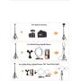 8" Ring Light with Tripod Stand - Dimmable Selfie Ring Light LED Camera Ringlight with Tripod and Phone Holder for Live Stream/Makeup/YouTube Video, Compatible for iPhone Android, Remote(Upgraded)