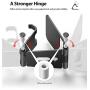 Ringke Super Folding Stand, 2 in 1 Portable Smartphone & Smartwatch Stand Compatible with Galaxy Watch 3 (41mm / 45mm), Galaxy Watch Active 1/2 (40mm, 44mm), Nintendo Switch and More