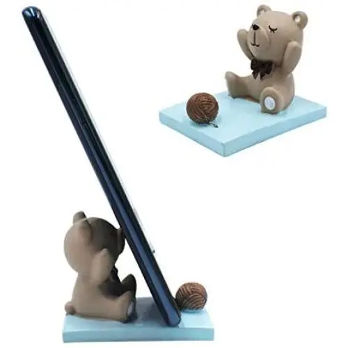 Amamcy Cute Polar Bear Cell Phone Holder Stand, Smartphone Desk Holder for iPhone Xs/Max/XR/X/8/8 Plus/Google Pixel/Samsung Galaxy Note Amamcy Cute Polar Bear Cell Phone Holder Stand, Smartphone Desk Holder for iPhone Xs/Max/XR/X/8/8 Plus/Google Pixel/Samsung Galaxy Note