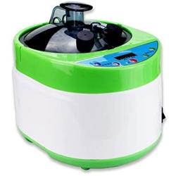 ZONEMEL Sauna Steamer Portable Pot 4 Liters, Stainless Steel Steam Generator with Remote Control, Spa Machine with Timer Display Mist Moisturizing for Body Detox (Green)