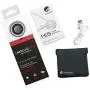 Mini Portable Speaker, 3W Mobile Phone Speaker with 250mAh Lithium Battery Line-in Speaker with Clear Bass 3.5mm AUX Audio Interface, Plug and Play for iPhone, iPad, iPod, Tablet, Computer (White)