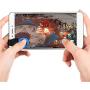 Mobile Phone Joystick 180°Flip Mini Touch Screen Joystick Universal Clip On Clamp for Phone Tablet Arcade Game Joystick;blue Candybarbar