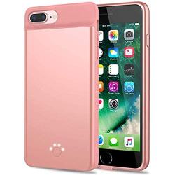 KERTER Battery Case for iPhone 6 / 6S / 7/8 - [5000mAh], Ultra Slim Portable Backup Charging Case, Rechargeable Extended Power Bank for iPhone 6/ 6S/ 7/8 (4.7 inch) - Rose Gold