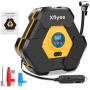 Air Compressor Tire Inflator, DC Air Pump for Cars, Auto Digital Tire Inflator with Gauge, 12V 150 PSI, Portable Car Tires Pump with LED Light for Cars/Motorcycle/Bicycle Tires and Other Inflatables Air Compressor Tire Inflator, DC Air Pump for Cars, Auto Digital Tire Inflator with Gauge, 12V 150 PSI, Portable Car Tires Pump with LED Light for Cars/Motorcycle/Bicycle Tires and Other Inflatables