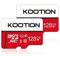 KOOTION 2-Pack 128GB Micro SD Card Class 10 Micro SDXC Card 128GB UHS-1 Memory Card Ultra High Speed TF Card, C10, U1, 128 GB