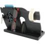 BarvA Wood Dock-ing Station Tray Cell-Phone Smart-Watch Holder Men Charging Accessory Night-Stand Father Mobile Gadget Dark Organizer Dresser Wallet Storage Adult Anniversary Birth-day Graduation Gift