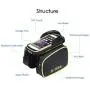 AIXIN B-Soul Bike Tube Frame Bag Saddle Bag Touchscreen Phone Bag 6.2Inch Cellphone Bicycle Riding Bag Waterproof AIXIN B-Soul Bike Tube Frame Bag Saddle Bag Touchscreen Phone Bag 6.2Inch Cellphone Bicycle Riding Bag Waterproof