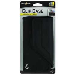 Nite Ize Clip Case Sideways Phone Holster - Protective, Clippable Phone Holster For Your Belt Or Waistband - XX Large - Black