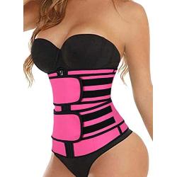 HOTAPEI Womens Waist Trainer Weight Loss Corset Trimmer Belt Waist Cincher Body Shaper Slimming Sports Girdle