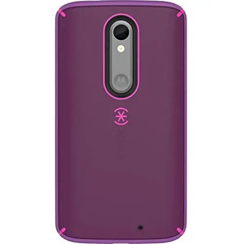 Speck Products Mighty Shell Cell Phone Case for Motorola Droid Turbo 2 - Retail Packaging - Shocking Pink Speck Products Mighty Shell Cell Phone Case for Motorola Droid Turbo 2 - Retail Packaging - Shocking Pink