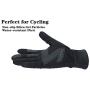 OZERO Mens Winter Thermal Gloves Touch Screen Glove Water Resistant Windproof Warm for Driving Cycling Running