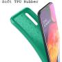 Muokctm Samsung Galaxy A10E Case, with Tempered Glass Screen Protector, Slim Soft TPU Protective Rubber Bumper Case Cover for Samsung Galaxy A10E Phone (Green)