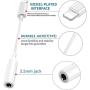 （2 Pack） Headphone Adapter for iPhone 11 Audio Jack Headphones dongle Splitter Compatible with iPhone 7/7Plus /8/8Plus /X/Xs/Xs Max/XR Adapter to 3.5mm Aux Connector Accessory Support All iOS System