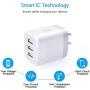 USB Wall Charger, Hootek 2-Pack USB Wall Plug 3-Port Charging Box 3.1A Power Adapter Multi Port Quick Charger Block Cube Compatible for iPhone XR/XS/XS MAX/X/8/7/6S Plus, iPad, Samsung, LG, HTC, Moto