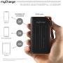 myCharge Adventure Camping Portable Charger Power Bank 6700 mAh Rugged Outdoor External Battery Pack with Carabiner Clip - USB Accessories, Bluetooth Speaker, Cell Phone (iPhone, Android for Samsung)
