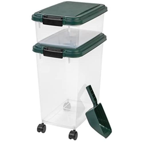 IRIS USA, Inc. 3- Piece Airtight Pet Food Storage Container Combo